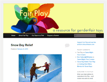 Tablet Screenshot of fairplaytoys.com